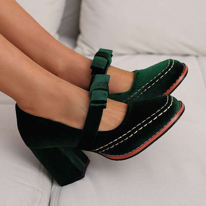 Mocassins Marlowe en velours