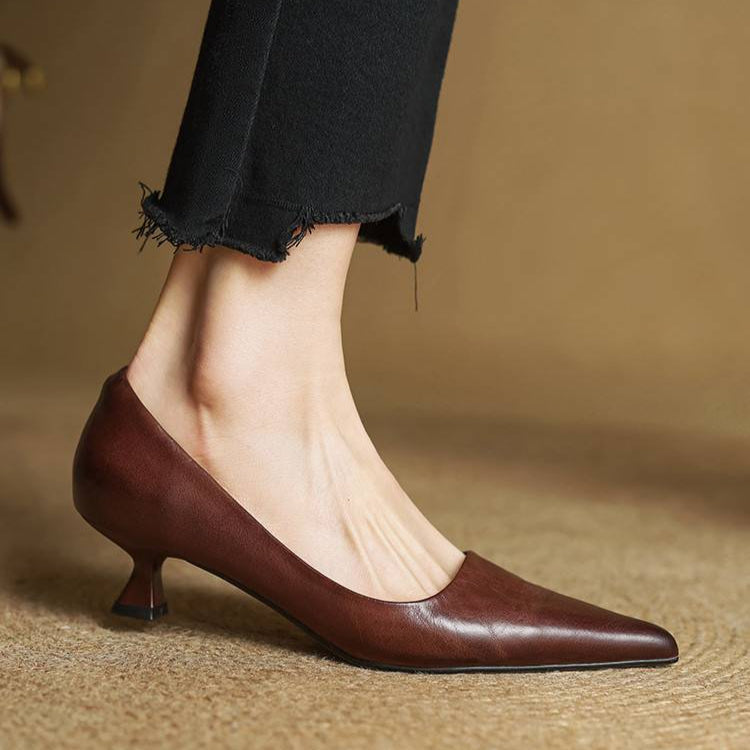 Chaussures à talons en cuir Hartley