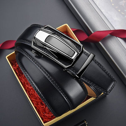 Ceinture à cliquet en cuir Lawson