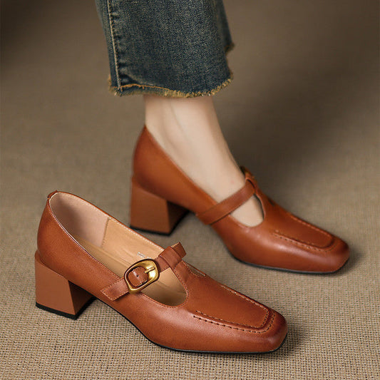 Escarpins Mary Jane en cuir Marlowe