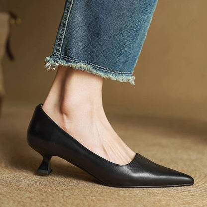Chaussures à talons en cuir Hartley