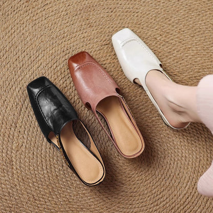 Hattie Leather Mules
