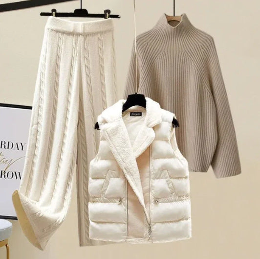 Ensemble trois pièces en maille Kensington