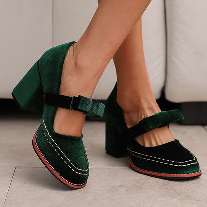 Mocassins Marlowe en velours