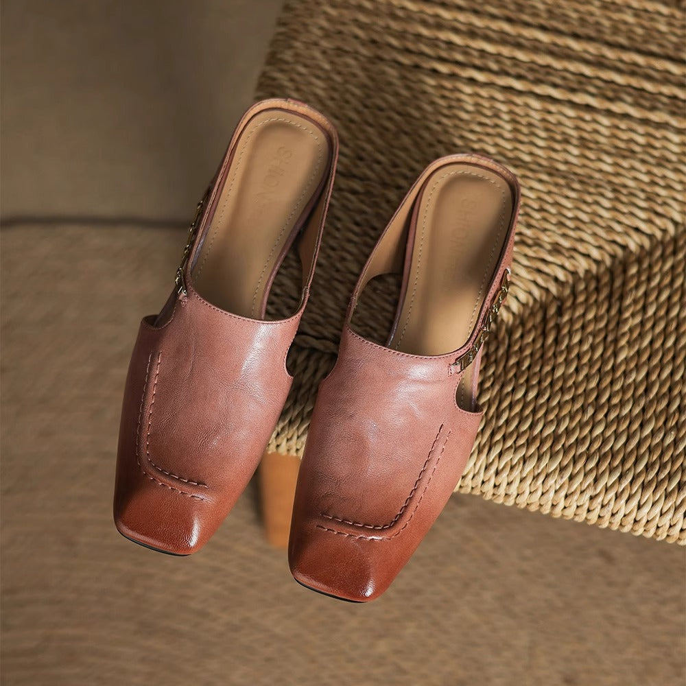 Hattie Leather Mules