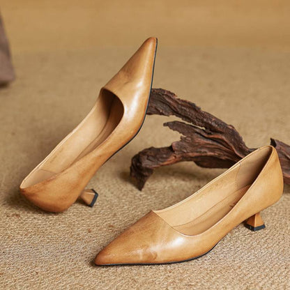 Chaussures à talons en cuir Hartley