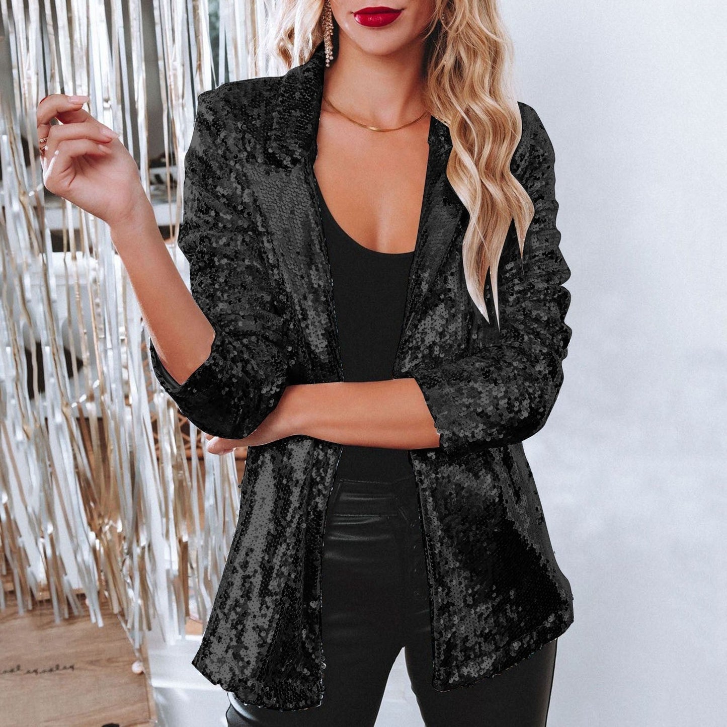 Maeve Sequined Blazer