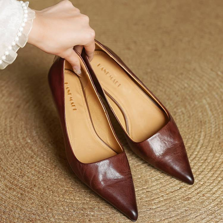 Chaussures à talons en cuir Hartley