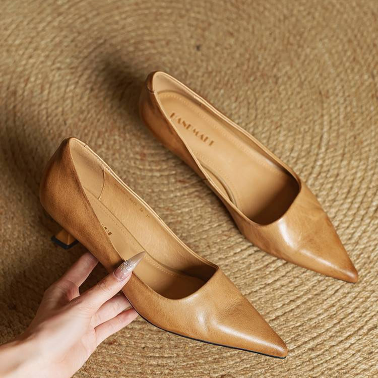 Chaussures à talons en cuir Hartley