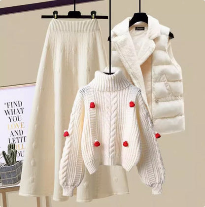 Kensington Knitted Three-Piece Set