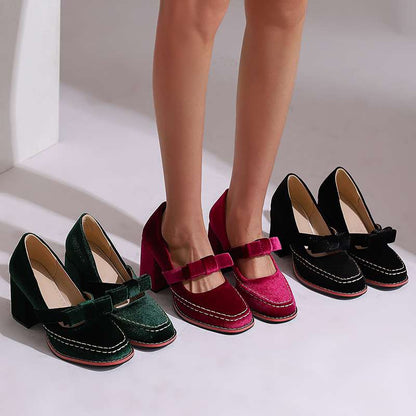 Mocassins Marlowe en velours