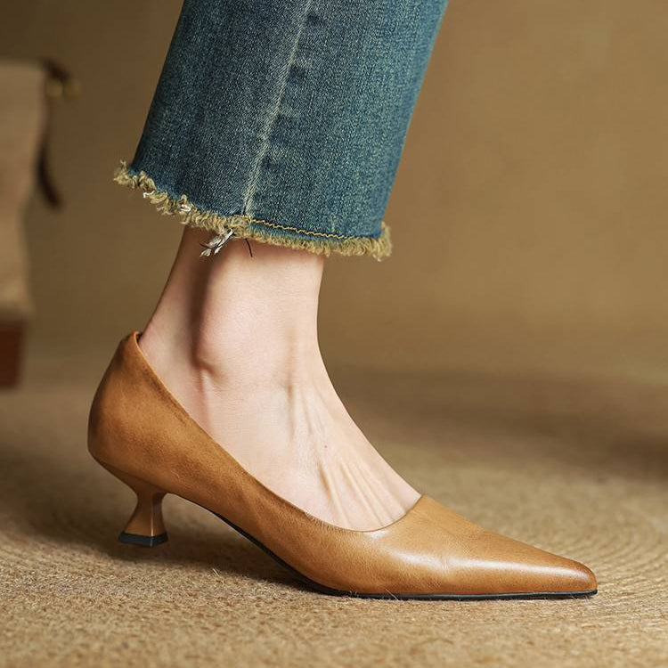 Chaussures à talons en cuir Hartley