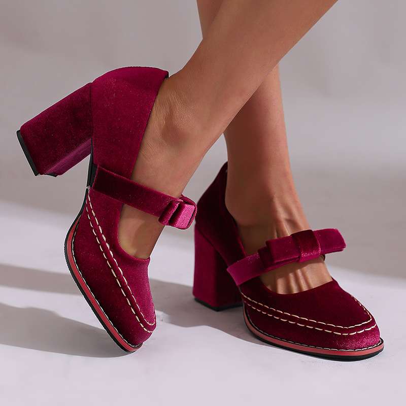 Mocassins Marlowe en velours