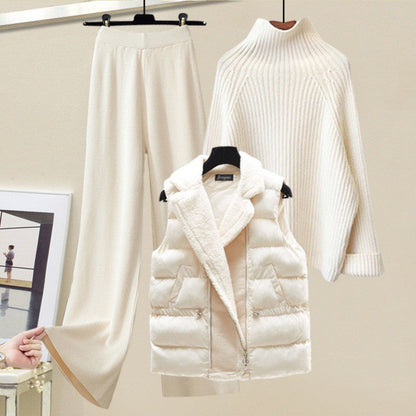 Kensington Knitted Three-Piece Set