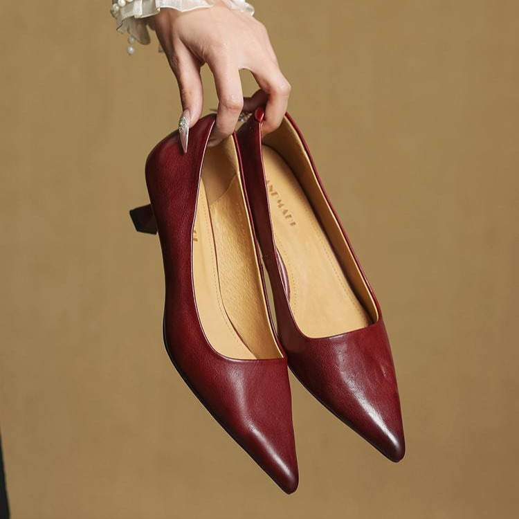 Chaussures à talons en cuir Hartley