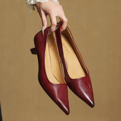 Chaussures à talons en cuir Hartley