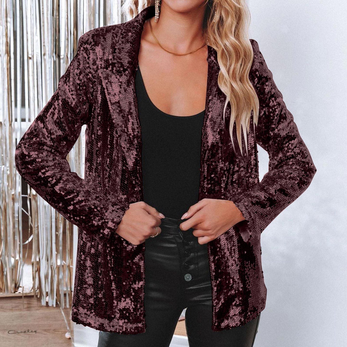 Maeve Sequined Blazer