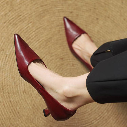 Chaussures à talons en cuir Hartley