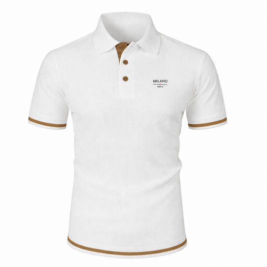 Polo en piqué de coton Kensington