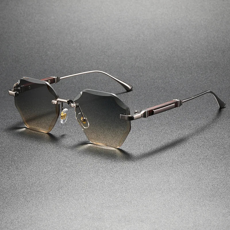 Dorian Rimless Sunglasses
