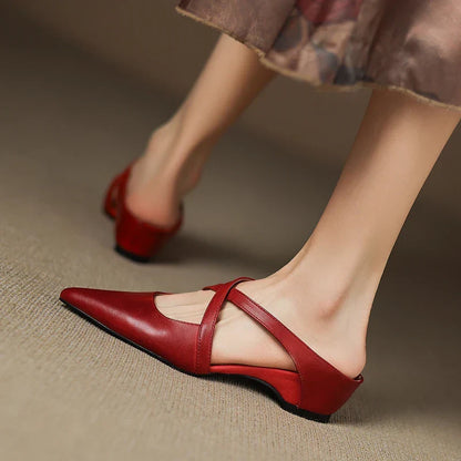 Mules en cuir Goldie