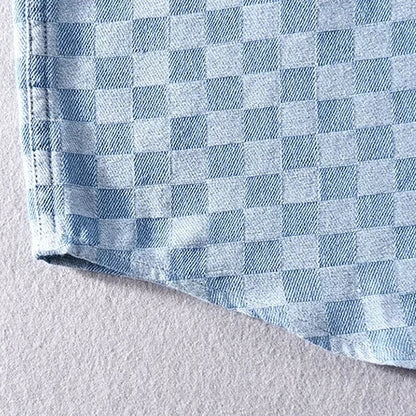 CHEMISE EN JEAN À CARREAUX MASON