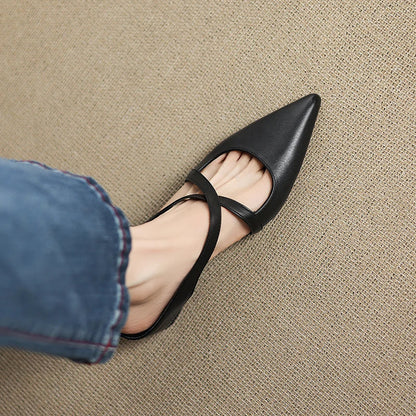 Mules en cuir Goldie
