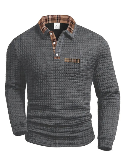 Kensington Checked Knit Polo