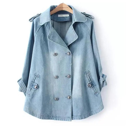 Manteau Cape en Jean Quotidien