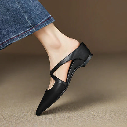 Mules en cuir Goldie