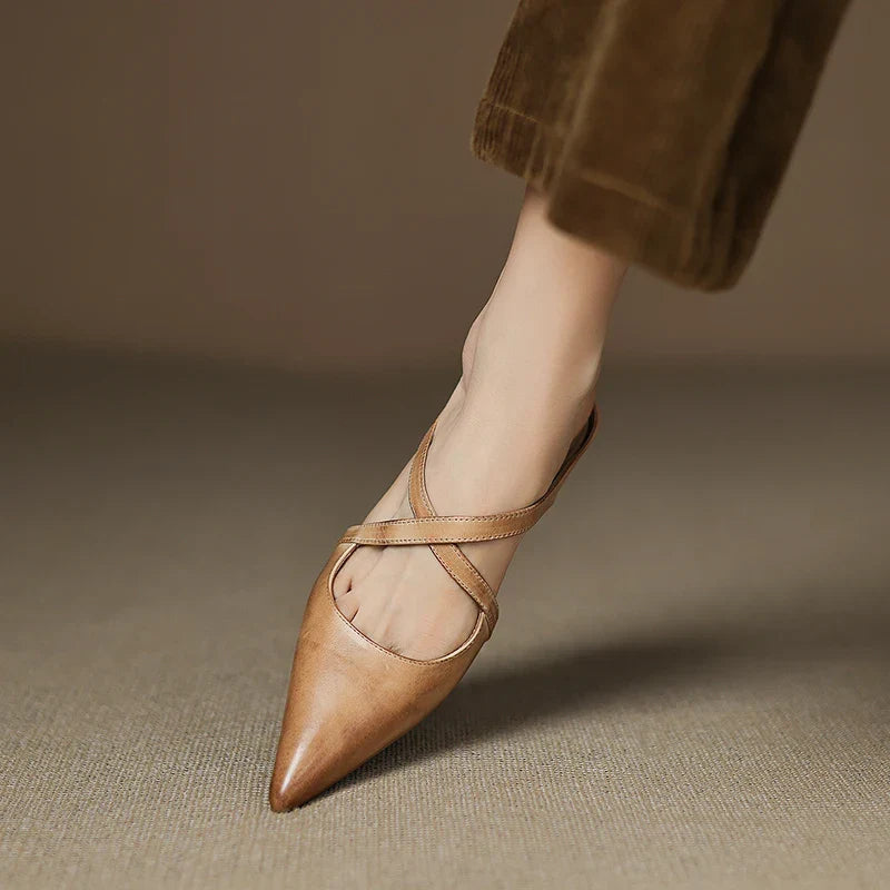 Mules en cuir Goldie