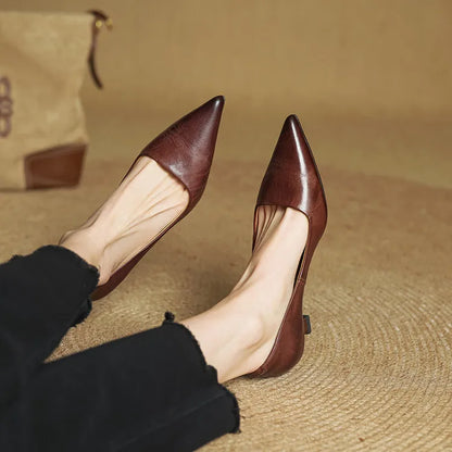 Chaussures à talons en cuir Hartley