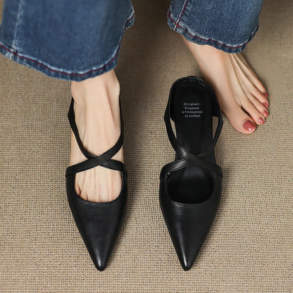 Mules en cuir Goldie