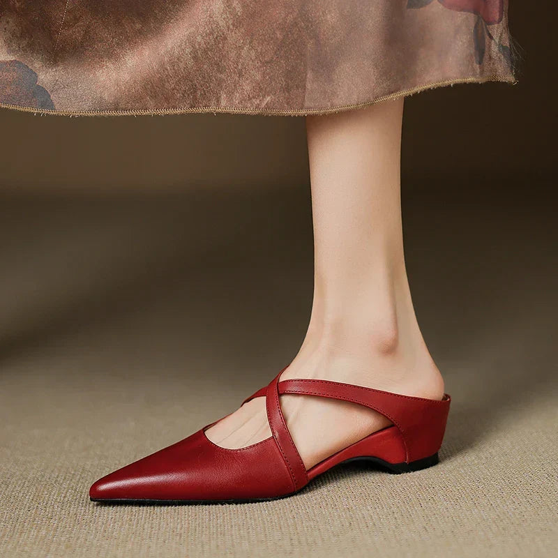 Mules en cuir Goldie