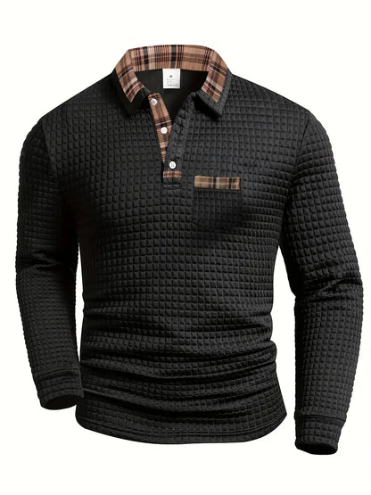 Kensington Checked Knit Polo
