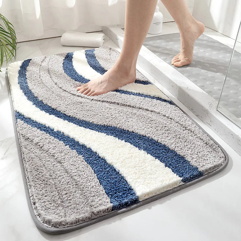 TAPIS DE BAIN EN MAILLE ORGANIQUE CACHEMIRE