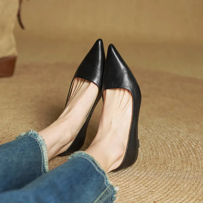 Chaussures à talons en cuir Hartley