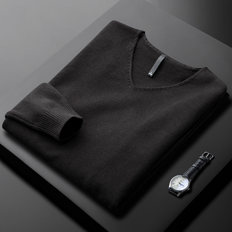 HUXFORD CASHMERE V-NECK