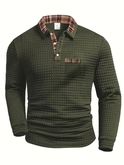 Kensington Checked Knit Polo