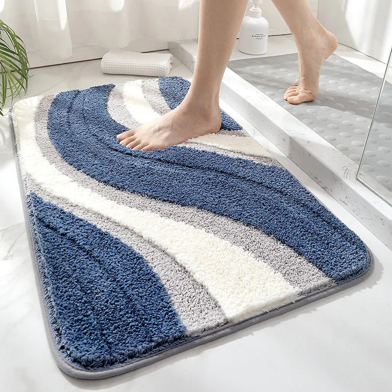 TAPIS DE BAIN EN MAILLE ORGANIQUE CACHEMIRE
