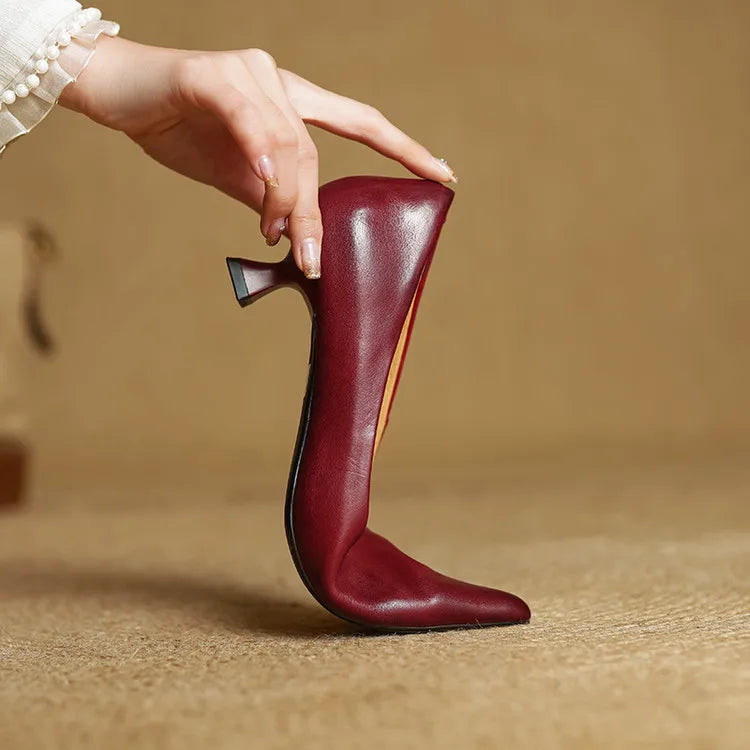 Chaussures à talons en cuir Hartley