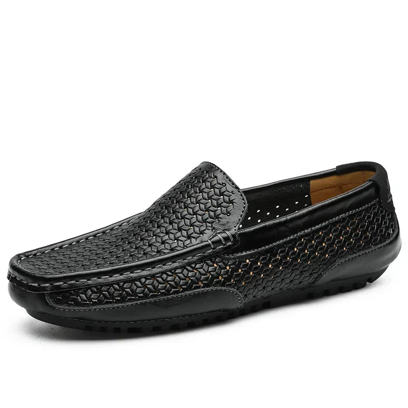 Mocassins Hutton en cuir véritable