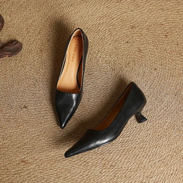 Chaussures à talons en cuir Hartley