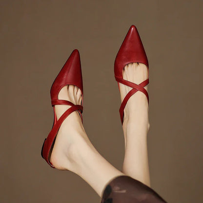 Mules en cuir Goldie