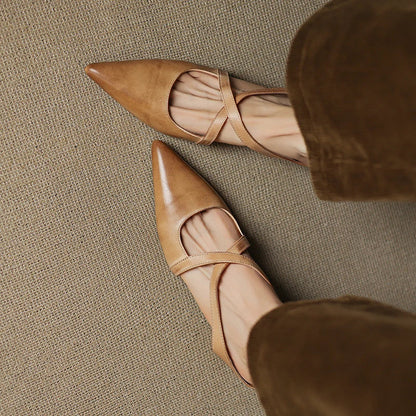 Mules en cuir Goldie