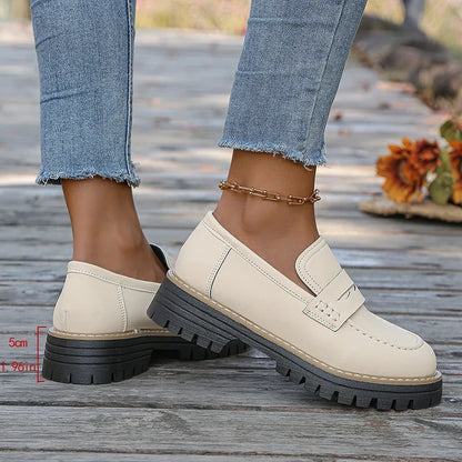 Mocassins compensés en daim Bromley