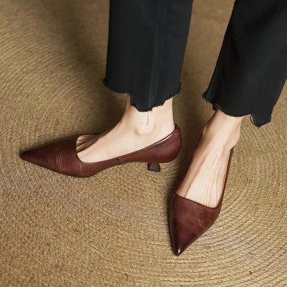 Chaussures à talons en cuir Hartley