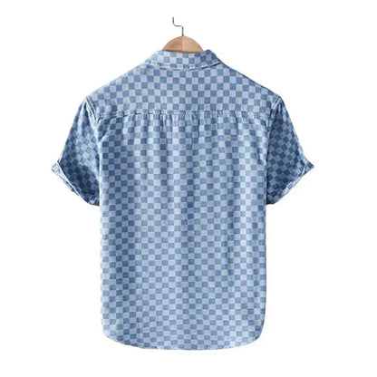 CHEMISE EN JEAN À CARREAUX MASON