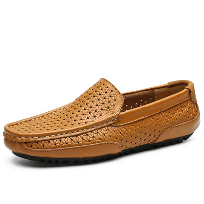 Mocassins Hutton en cuir véritable