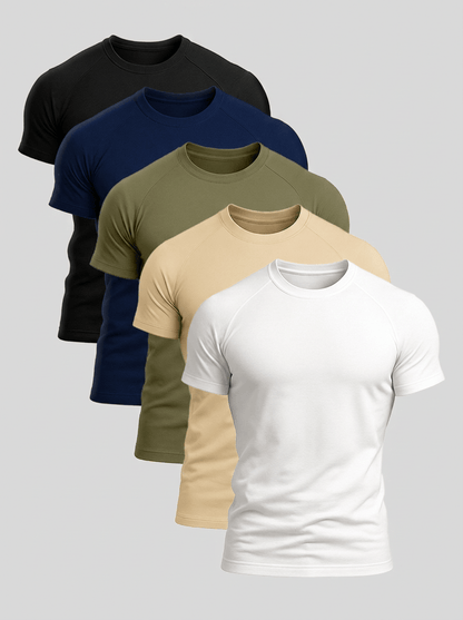 Reid Crew T-Shirt 5-Pack